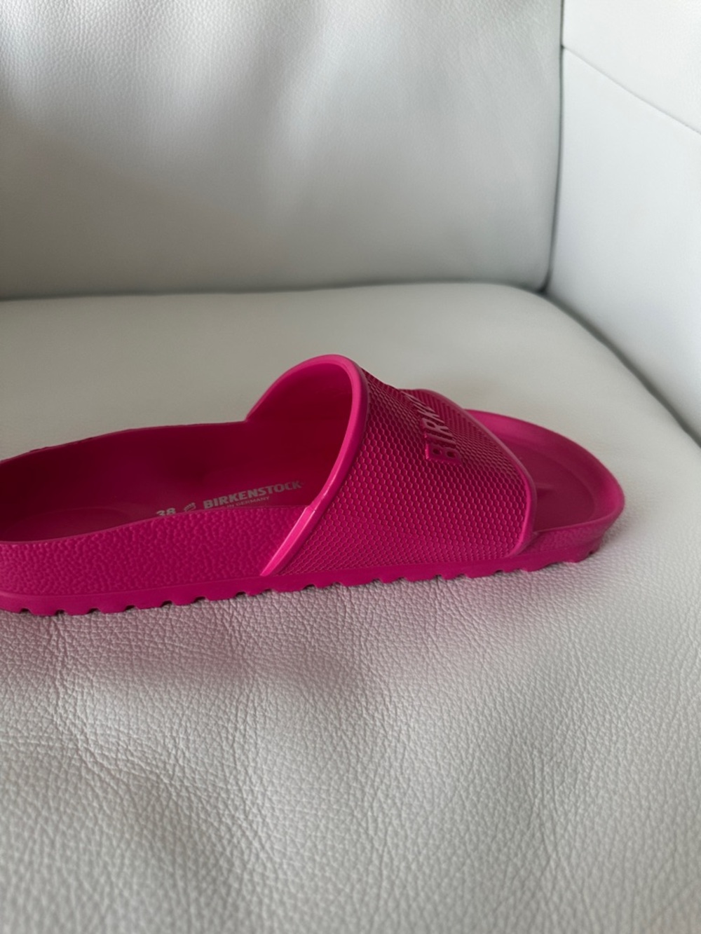 Birkenstock Pink Slide Sandal - Vibrant Magenta